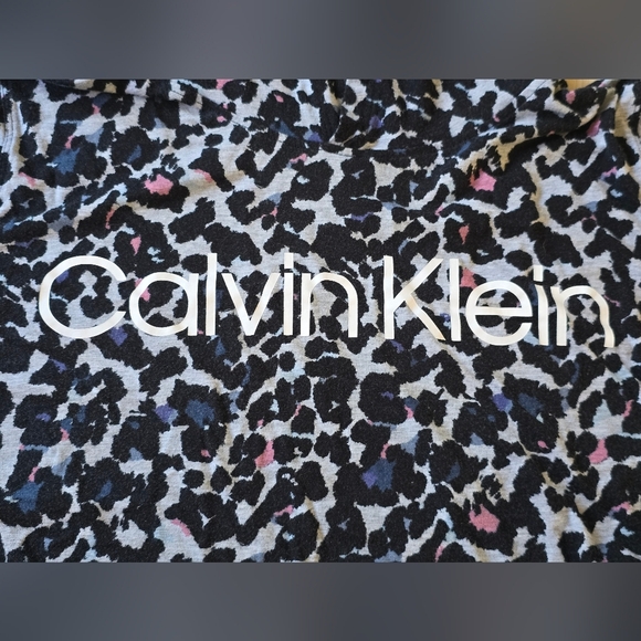 Calvin Klein Leopard Print Hooded Top Size XL - Picture 6 of 13